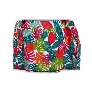 Ashley Sport Tropical Print Women's Skort Women’s Size 26/28 Multicolored